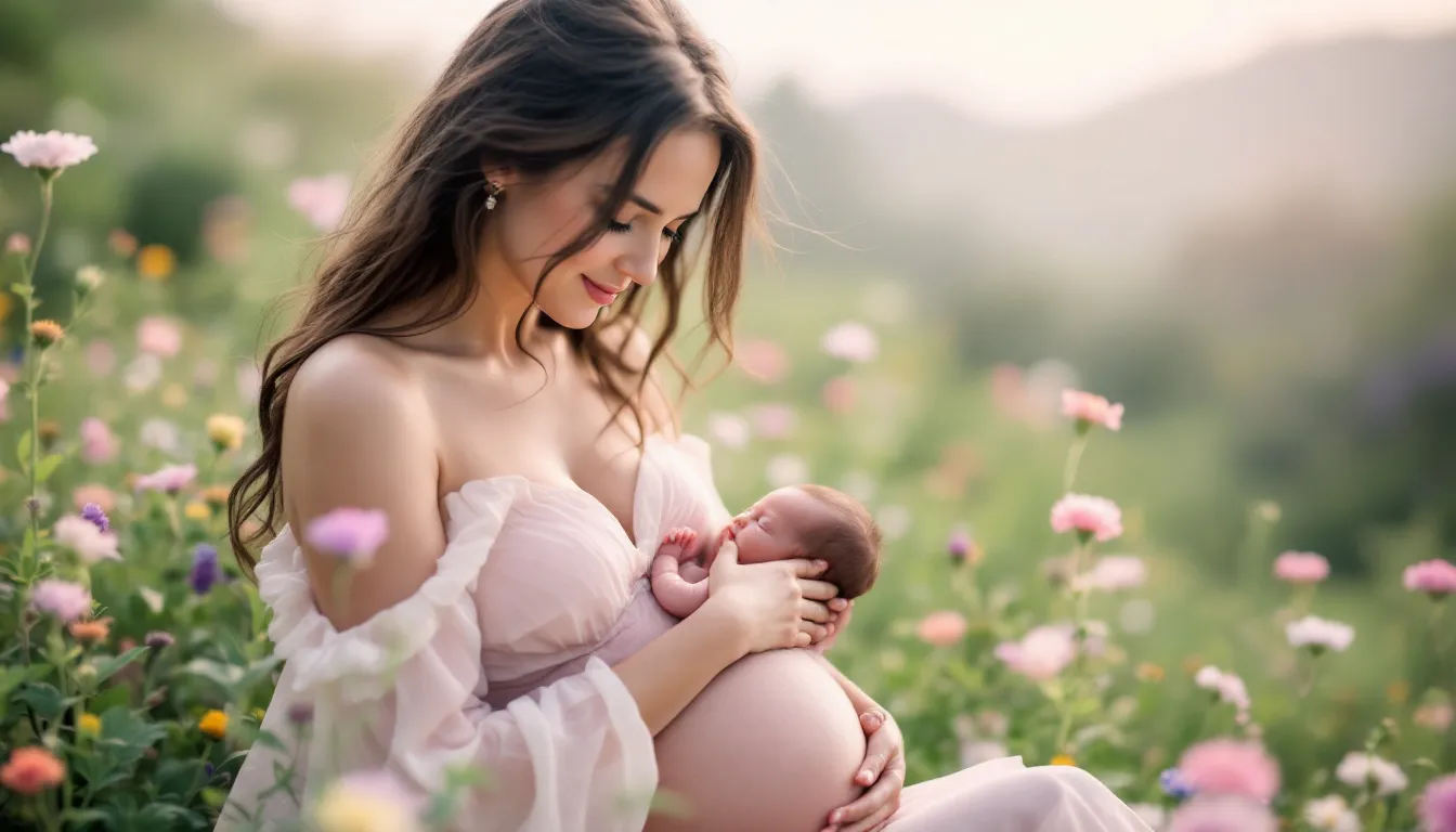 A beautiful maternity photo shoot capturing special moments.