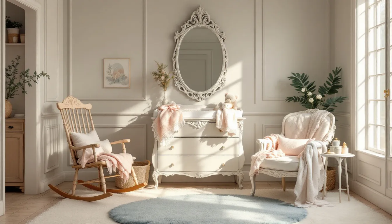A cozy photography studio in New England, perfect for newborn sessions.