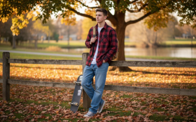 Casual Senior Picture Poses for Guys: 60% Less Slouch