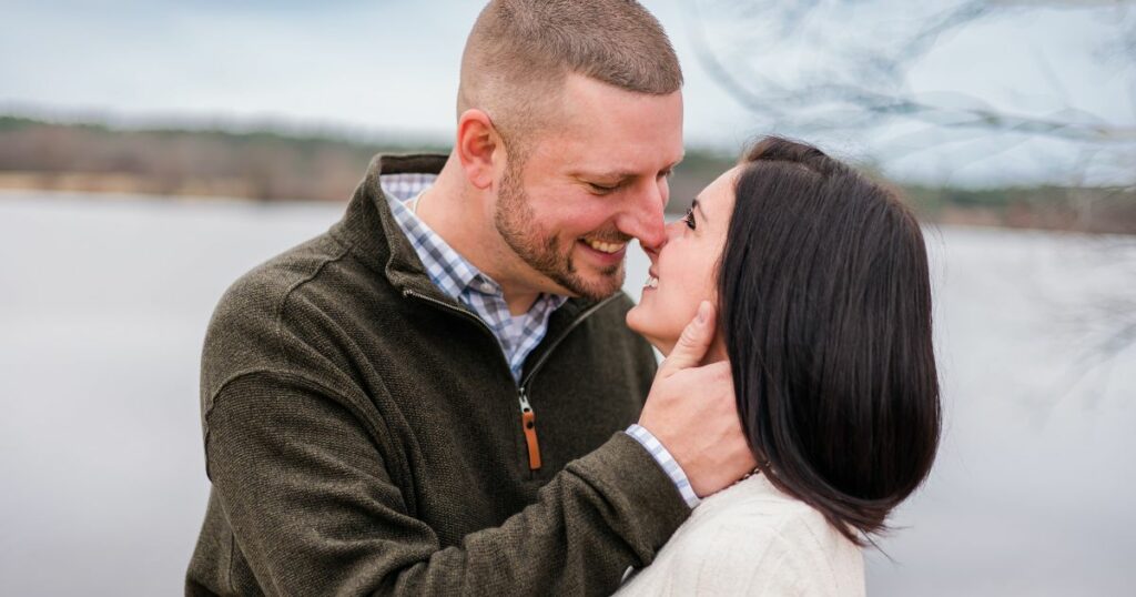 New England couples engagement