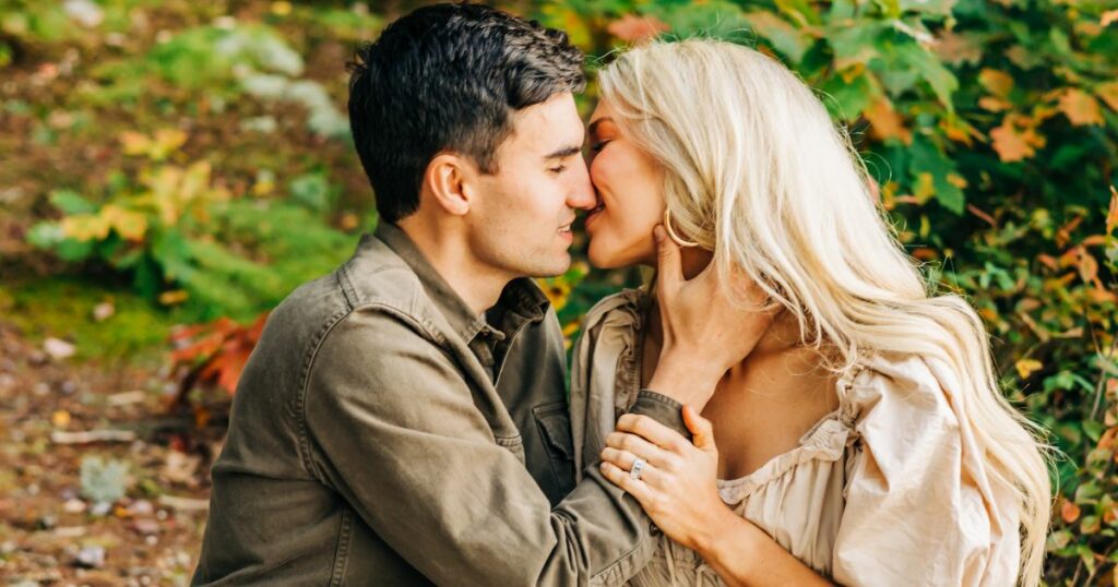 summer couples photography - New England engagement photoshoot